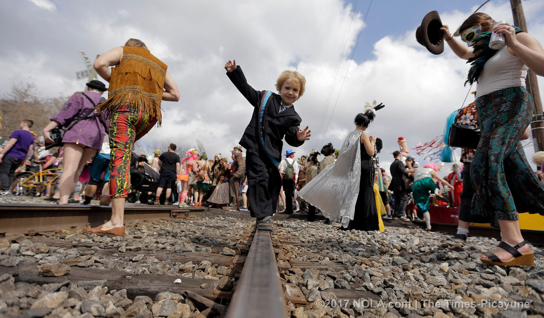 Mardi Gras: Societe de Sainte Anne meanders through New Orleans neighborhoods
